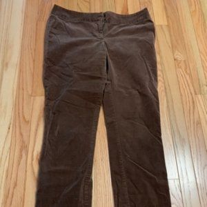 Marisa fit straight leg velvet pants